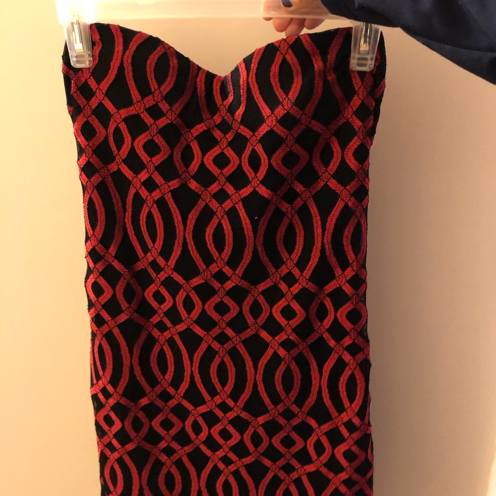 Strapless Cocktail semi-formal Dress